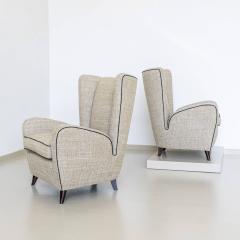 Pair of Lounge Chairs in the style of Paolo Buffa Italy 1940s - 3760122