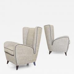 Pair of Lounge Chairs in the style of Paolo Buffa Italy 1940s - 3779889