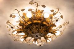 Pair of Lovely Flush Mount Ceiling Light by Banci Firenze Italy circa 1970s - 4707845