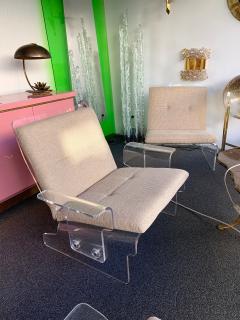 Pair of Lucite Armchairs by Baumann Germany 1970s - 938848