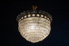 Pair of Luxurious Crystal Chandelier Italy 1940 - 2276617