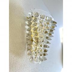 Pair of Luxury Italian Spikes Murano Glass Scenographic Wall Sconces - 4718642