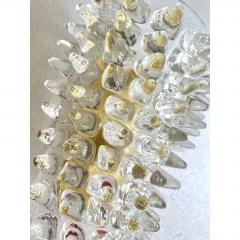 Pair of Luxury Italian Spikes Murano Glass Scenographic Wall Sconces - 4718645