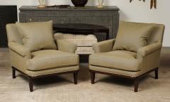 Pair of Mahogany Club Chairs - 3724094