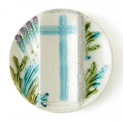 Pair of Majolica Asparagus Plates - 3307057