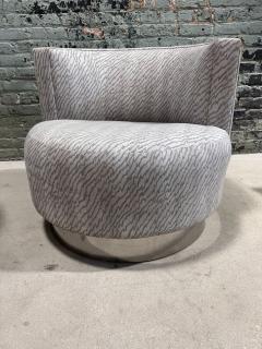 Pair of Mala Style Swivel Chairs after Franco Fraschini 1970 - 3637456
