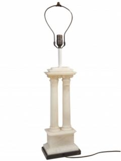 Pair of Marble Double Column lamps - 1457919