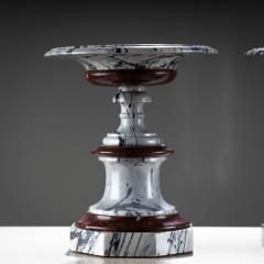 Pair of Marble Tazzas Italy 19th Century - 4435982