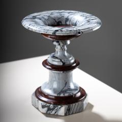 Pair of Marble Tazzas Italy 19th Century - 4435986