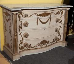 Pair of Marble Top Commodes Stamped Jansen - 3013180