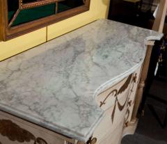 Pair of Marble Top Commodes Stamped Jansen - 3013181