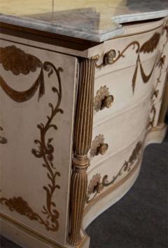Pair of Marble Top Commodes Stamped Jansen - 3013184