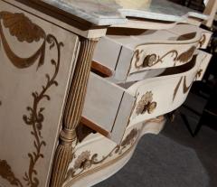 Pair of Marble Top Commodes Stamped Jansen - 3013186