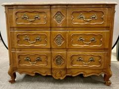 Pair of Marble Top Louis XV Style Commodes Chests Attributed to Maison Jansen - 2950390