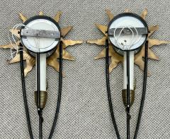 Pair of Mark Brazier Jones Copper Star Sconces Olympia Hand Hammered - 2788250