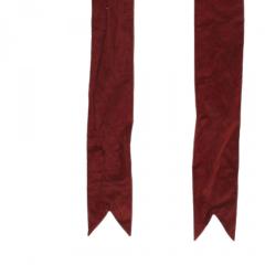 Pair of Maroon Velvet Bows - 4673335