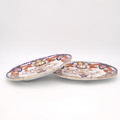 Pair of Masons Ashworth Ironstone Platters England 19th century - 3691797