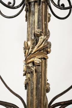 Pair of Massive Hand Carved Giltwood Italian Twelve Arm Chandeliers - 4449424