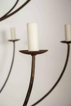 Pair of Massive Hand Carved Giltwood Italian Twelve Arm Chandeliers - 4449430