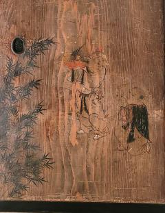 Pair of Meiji Period Painted Sliding Doors - 3576585