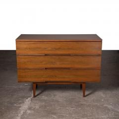 Pair of Mel Smilow Walnut Three Drawer Chests USA 1960s - 4710145