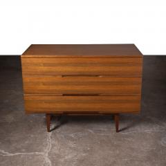 Pair of Mel Smilow Walnut Three Drawer Chests USA 1960s - 4710151