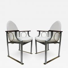 Pair of Memphis Style Armchairs - 581120