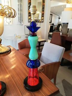 Pair of Memphis style Table Lamps in Handblown Murano Glass - 1119115