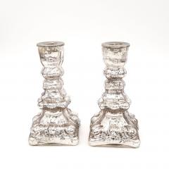 Pair of Mercury Glass Candlesticks France circa 1870 - 2758530