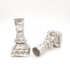 Pair of Mercury Glass Candlesticks France circa 1870 - 2758532