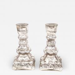 Pair of Mercury Glass Candlesticks France circa 1870 - 2760135