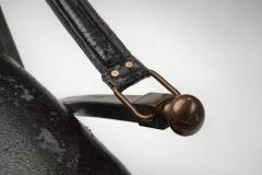 Pair of Metal and Leatherette Armchairs Europe ca 1960s - 4617248