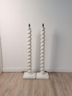 Pair of Michael Taylor Style Floor Lamps circa 2000 - 3632598