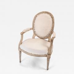 Pair of Mid 19th Century Louis XVI Style Armchairs - 4544611