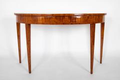 Pair of Mid 19th Century Profusely Inlaid Satinwood Console Tables - 3545407
