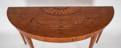 Pair of Mid 19th Century Profusely Inlaid Satinwood Console Tables - 3545446