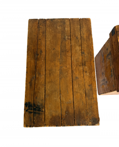 Pair of Mid 20th Century Japanese Pine Tea Shipping Crates - 4751831