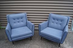 Pair of Mid Century American Lounge Chairs - 3182091