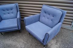 Pair of Mid Century American Lounge Chairs - 3182095