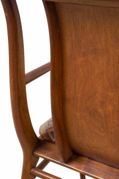 Pair of Mid Century American Upholstered Seat Armchairs - 4652526