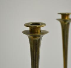 Pair of Mid Century Brass Candlesticks - 2110512