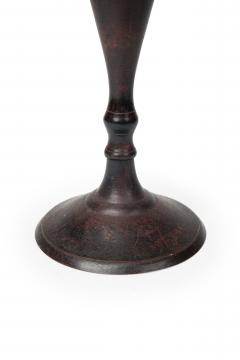 Pair of Mid Century Bronze Palm Tree Candlesticks - 4673937
