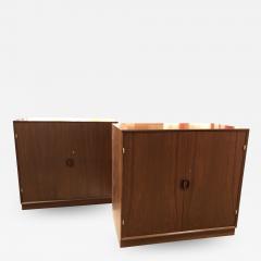Pair of Mid Century Cabinets by John Stuart Inc Stamped  - 1457432