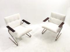 Pair of Mid Century Cantilever Armchairs by George Van Rijck for Beaufort - 2744167