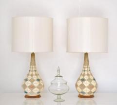 Pair of Mid Century Ceramic Table Lamps - 687738