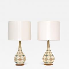 Pair of Mid Century Ceramic Table Lamps - 688255