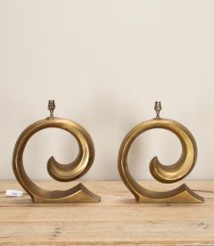Pair of Mid Century French Pierre Cardin Logo Table Lamps - 4244572
