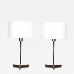 Pair of Mid Century French Roger Fatus Model 6111 Table Lamps - 4176962