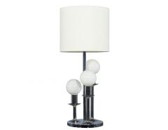 Pair of Mid Century Globe Table Lamps - 2535889
