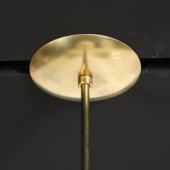 Pair of Mid Century Hand Blown Frosted Organic Murano Glass Pendant Chandeliers - 4653860